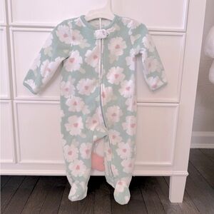 Carter's Floral Baby Onesie Pajamas